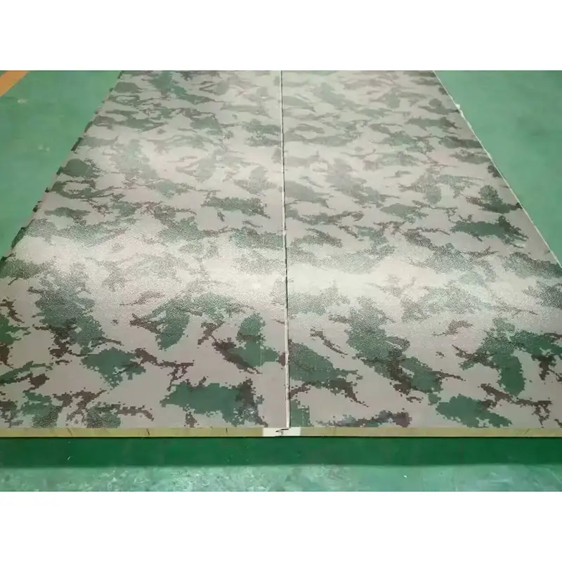 பாலியூரிதீன் எட்ஜ்-சீல் செய்யப்பட்ட ராக் கம்பளி பேனல்கள்